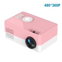 j15 pro mini led 홈 시어터 빔프로젝터 가정용 캠핑용 강의실 바닥 광고, 분홍색, au 플러그