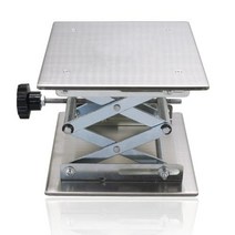 톱다이 100x100mm 스테인레스 스틸 기중 장치 라우터 플레이트 테이블 목공 기계 조각 실험실 리프팅 플랫폼 목공 도구