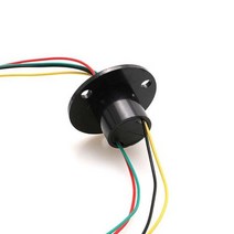 슬립링 기어 전자 조절 1PCS 직경 22mm 4CH 5A 360 학위 회전 슬립 링 4 와이어 로타리 연결 조인트 DIY 전기 장비 전도성 Slipring, Dia 22mm 4CH 5A