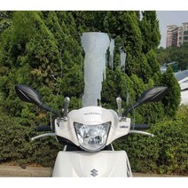 야마하 스즈키 혼다 오토바이 스쿠터 윈드스크린 투명, 모델A는두께가5mm-(높이35cm)