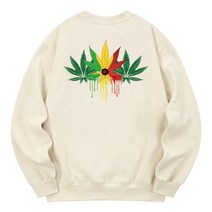 KAN6312 KMC0108 자메이카 기모 맨투맨 - 크림