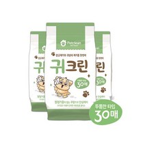 강아지 귀 세균 냄새 제거 물티슈 대용량 30매(56개) 발 닦기 말티푸 애견