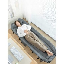 접이식 1인용 간이침대 점심 시간 낮잠 야전 침대, 허리강화 190CM
