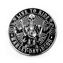 할리데이비슨 바이크 메탈 데칼 방수 반사 스티커 모음 70종, M19, 메탈스티커