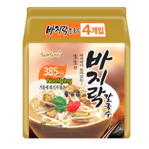 삼양 바지락칼국수, 111g, 160개