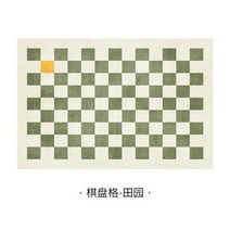 북유럽러그 수입카페트 인테리어러그 수입러그 북유럽 스타일 기하학 바둑판 거실 카펫 홈 인테리어 현대 침실 침대 옆 커피 테이블 소파 러그