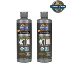 [2개세트] 가든오브라이프 코코넛 MCT 오일 473ml Garden of Life 엠씨티 고도 단일 불포화지방 C8 카프릴산 C10 카프르산 라우르산