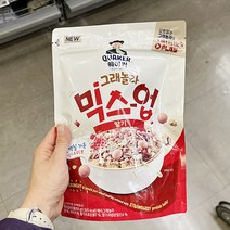 퀘이커 그래놀라 믹스업 딸기 350g x 1개, 단품, 단품