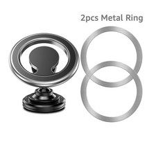 계기판거치대 마그네틱거치대 차핸드폰거치대자동차 자석 홀더 Magsafe 링 대시 보드 공기 아울렛 마운트 3, 02 silver paste model