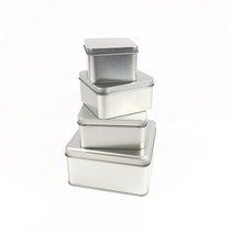 정사각 틴케이스 굿즈 소품 포카 정리함 미니 포토카드 빈티지 철제 틴케이스 6.5x6.5