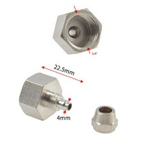 농업용 분무기 밸브 벨브 황동 게이지 M16 질소 커넥터 잠금 너트가있는 바브 가든 호스 탭 어댑터 개, 01 은