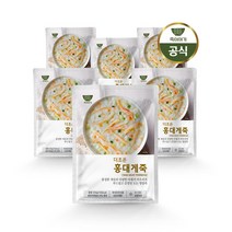 죽이야기 더조은 홍대게죽 350gX5+1팩, 단품