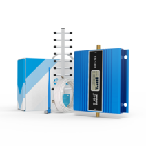 Lintratek LTE 4G 신호 부스터 셀룰러 증폭기 휴대 전화 GSM 중계기 900Mhz WCDMA 3G 2100 Yagi + Whip Antenna 10M Kit LCD, 01 KW13A