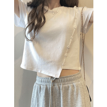 지프 사선 포인트 티셔츠