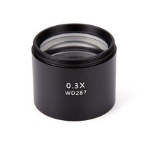 디지털 전자 현미경 광학 미니 WD165 0.5X 2X 1X 스테레오 현미경 바로우 렌즈 l 1-7/8 "(48mm) 마운, 06 1.5X