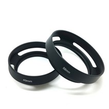 Mingjin 니콘 캐논 소니 펜탁스 후지필름 카메라 용 37mm-62mm 금속 중공 렌즈 후드 태양 그늘 커버, 62mm