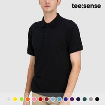 반팔 베이직카라 티셔츠 남녀 S~3XL 커플 유니폼 단체티 식당