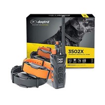 Dogtra 도그트라 3502X 롱 레인지 IPX9K 방수 1.5마일 2개 확장형 듀얼 DIAL 원격견 훈련 전문가 대회 및 작업견 트레이너를 위한 E-칼라