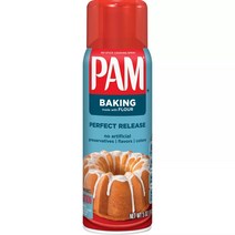 [미국직배송-PRIMO]팸 카놀라오일 베이킹 스프레이 141ml PAM Canola Oil Baking Spray with Flour, 143ml