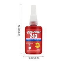 스레드락커 접착제 243 나사 중간 강도 오일 무산소 누출 방지제 50ml, 01 50ml