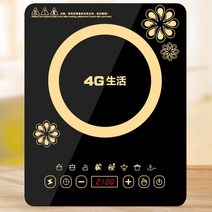 1구인덕션 2구인덕션 3구 업소용 영업용 휴대용 인덕션 2100W 높은 전력 유도 밥 솥 홈 에너지 절약 지능형, 한개옵션1, 03 Flower
