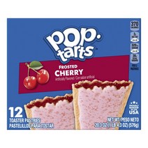 켈로그 팝 타르트 토스터 패이스트리 프로스트 체리 12개입, 체리 (Cherry), 1개, 576g