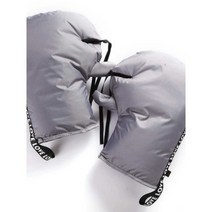 오토바이 전기 장갑 겨울 자전거 핸들 커버 방풍, 단색녹색