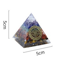 에너지 생성기 orgone 피라미드 amethyst peridot 힐링 자연 크리스탈 reiki chakra generator orgonite 피라미드 명상 도구, a