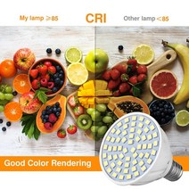 레트로 감성 샹들리에 크리스탈 전용 LED 전구 5W 7W GU10 LED E27 램프 E14 스포트가벼운 전구 48 60 80le, 01 warm light, 14 MR16 60leds 7W 2PCS