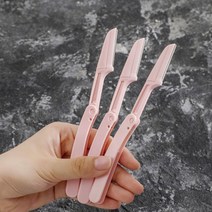 여기슈길이 스크래치 관리 눈썹 정리칼 반영구 남자눈썹정리, 1세트+칼날10개