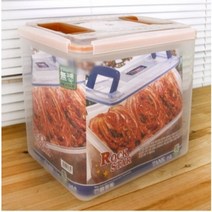 락스타 밀폐용기 김치통 20L/밀폐용기/김치통/락앤락/락스타/반찬통, 투명 20L, 1개