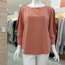 [JJ지고트(JJ JIGOTT)] [JJ JIGOTT]레터링 테이프 벌룬핏 블라우스 GK4