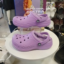 크록스 NC야탑점 아동용 바야라인드 클로그 토들러 털신 207501-5Q5