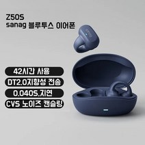 SANAG 골전도 블루투스 Z50S 노이즈 캔슬링 이어폰, 블루