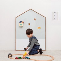 [노리터보드] 릴리 투톤 M 세이지그린(B) 유아 자석 칠판 보드