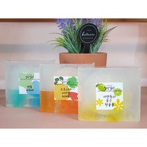 솝일랑일랑 수제비누 청귤 멘톨 브로콜리 파프리카 MP비누, 카렌듈라 품은 청귤