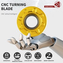 10개 낱개구성 RDMW1204MOT-PM LF6028 CNC 선반 원형 선삭 공구 초경 인서트 밀링 강철 가공 내구성, [01] RDMW1204MOT-PM, [01] LF6028