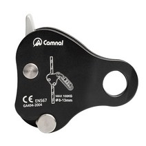 Xzante CAMNAL 안전 등반 보호 어 센더 220LB 장치 로프 그립 야외 장비 8-13MM 로프 블랙, 하나, 검정