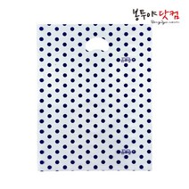 봉투야닷컴 LDPE 25호 (25x34cm) 50장 비닐쇼핑백, 패턴-투명퍼플