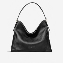 ASPINAL OF LONDON 아스피날 오브 런던 스몰 어 레더 호보 백 블랙