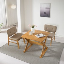 데코라인 스퀘어 2인 식탁세트