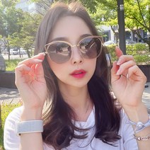 깨끗한 환한 시야 캣츠아이 편광 선글라스 얼굴 작아보이는 패션