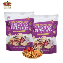 티각태각 연근 부각 믹스 야채부각믹스 코스트코 김부각 속초 안주 간식 2봉