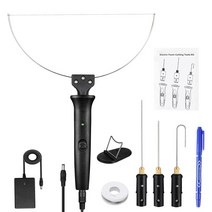 열선커터기 우드락 커팅 18W 3 in 1 Electric Styrofoam Cutter Cutting Machine Styro Foam Pen Portable, 06 9pcs 4 in 1 UK Plug