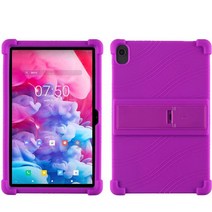 ebook리더기 이북 북 전자책 단말기 전자북부드러운 실리콘 TPU 다시 커버 케이스 스탠드 TECLAST T40 플러스/T40 프로 10.4 인치 태블릿 PC 보호 쉘, 06 보라색, 01 TECLAST T40 Plus