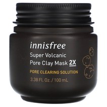 Innisfree 슈퍼 화산송이 포어 클레이 뷰티 마스크 2X 100ml(3.38fl oz)