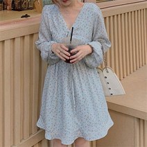 오노마 오노마 ONM 예쁜 꽃무늬 쉬폰 원피스 가을 하객룩 모임룩 코디 (9088260)