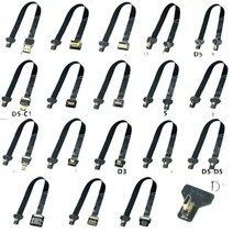FPC 리본 플랫 HDMI 호환 케이블 D5 FPV HD 90 도 왼쪽 오른쪽 어댑터 20 핀 피치 멀티콥터 항공 사진, 20 A3-A4_01 5cm