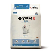 건강백서 전연령 생선 푸들 애견사료 395123, 3.9kg x 1개