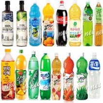 음료수 1.5리터 모음/콜라/사이다/오렌지주스/탄산음료/이온음료/포카리스웨트/델몬트/하늘보리/옥수수수염차/보성녹차/매실/게토레이/파워에이드/이프로부족할때, 웅진 초록매실 1.5L